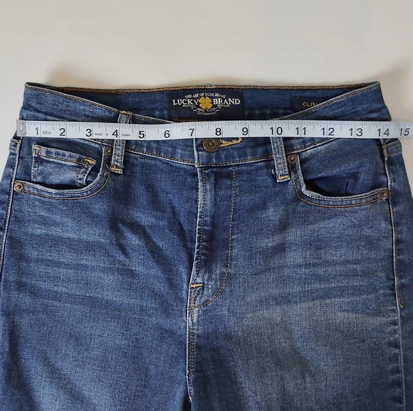 Lucky Brand High Waist Ankle Olivia Skinny Jeans 6 - Picture 10 of 13
